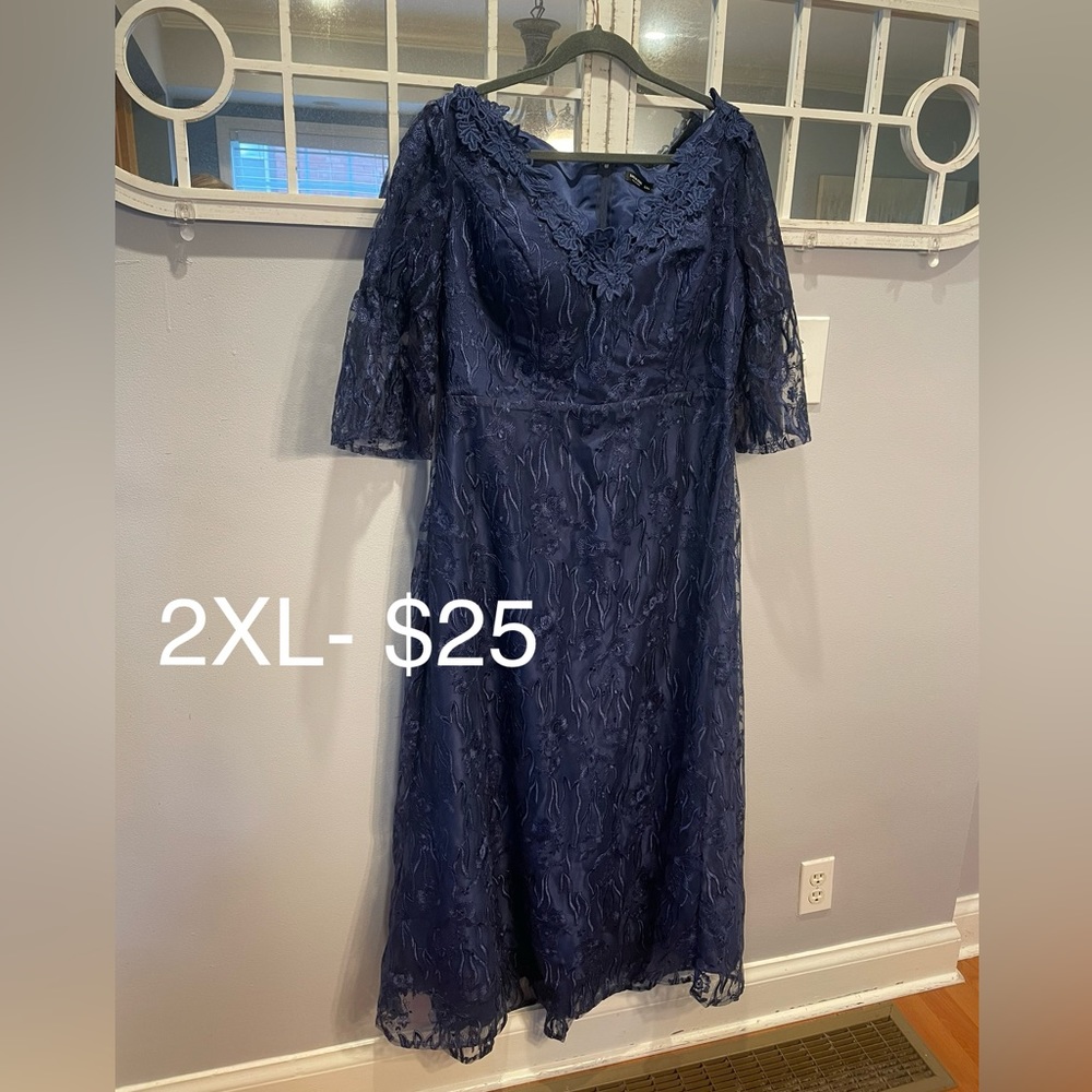 Navy blue dress